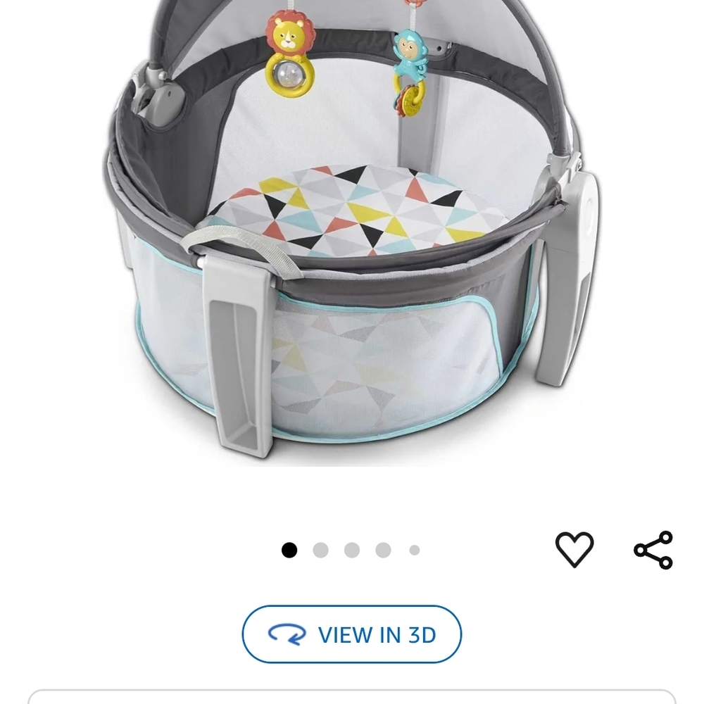 Infant Play Dome with Toys - Gray and Multicolor